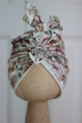 Turban dla dziecka w kwiaty Bombel Be handmade