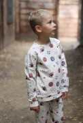 Bluza w piłki Bombel Be handmade