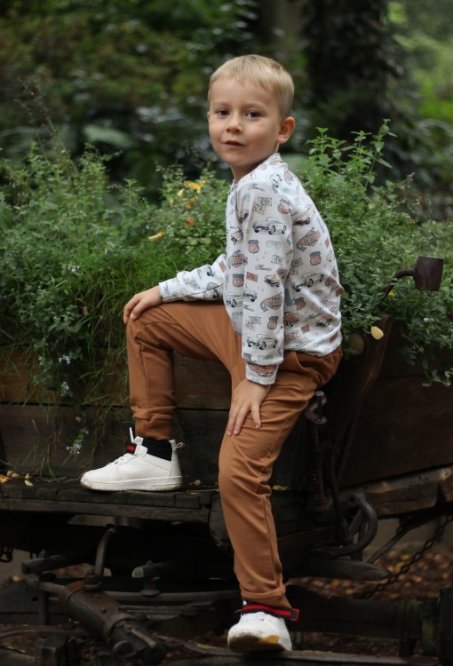 Bluza dla chłopca RETRO AUTA bombel be handmade