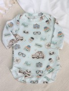 Body niemowlęce dla chłopca Autka Bombel Be