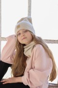 Komin dla dzieci jednowarstwowy jasny beż Bombel Be