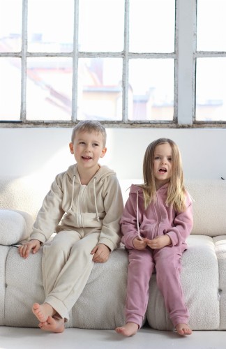 Dresy welurowe z bawełny Bombel Be