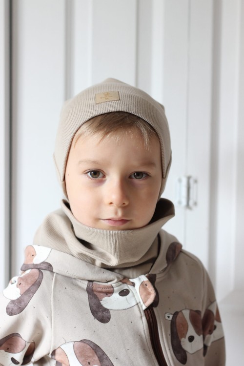 Czapka dziecięca cienka Bombel Be beż