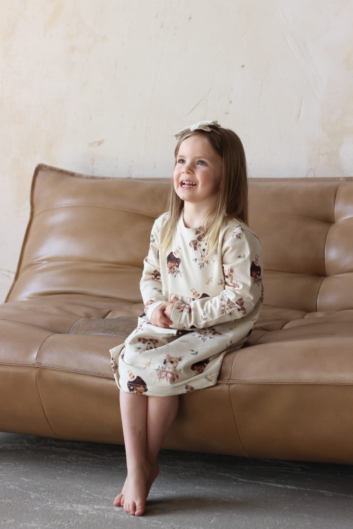 Sukienka w pieski Bombel Be