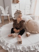 Modny wzór lodów w panterkowym stylu tworzy wyjątkową, dziecięcą stylizację na co dzień i na wyjątkowe okazje.