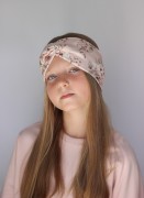 Opaska rosie dla dziewczynki handmade
