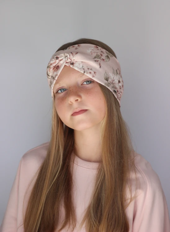 Opaska rosie dla dziewczynki handmade