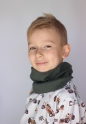 Jednowarstwowy komin dziecięcy khaki