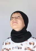 Klasyczny czarny komin dziecięcy