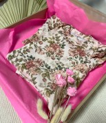 Body dla dziewczynki peonies