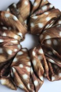 Frotka do włosów Bambi – miękka gumka scrunchie szyta w Polsce