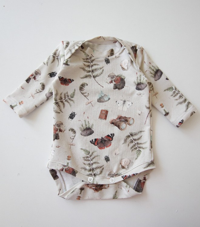 Body niemowlęce dla chłopca Bombel Be Handmade