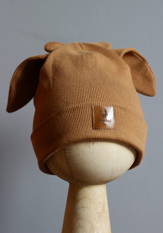 CZAPKA DZIECIĘCA PRĄŻKOWANA KRÓWKA MILKA BOMBEL BE