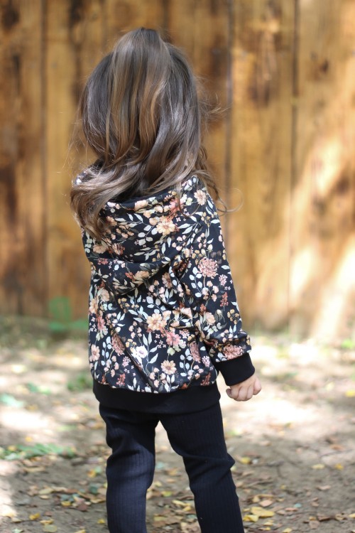 BLUZA NA ZAMEK Z KAPTUREM MEADOW HANDMADE BOMBEL BE